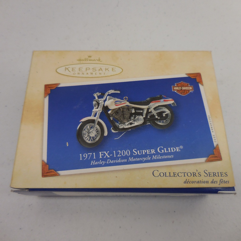 Hallmark 2002 Harley-Davidson 1971 FX-1200 Super Glide Keepsake Ornament QXI8123